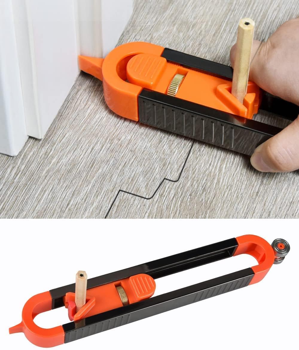 Woodworking Groove - Contour Gauge Scribing Tool, Precise Profile