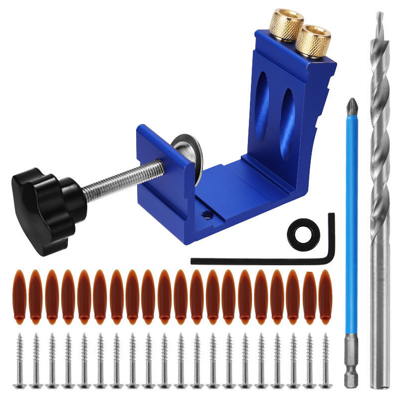 Woodworking Hacks - 47Pcs Pocket Hole Jig Kit 15