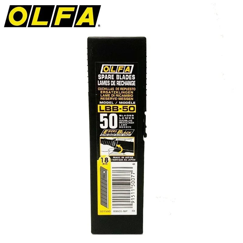 Woodworking Nl - OLFA LBB-50 Heavy-Duty Spare Blades 18mm