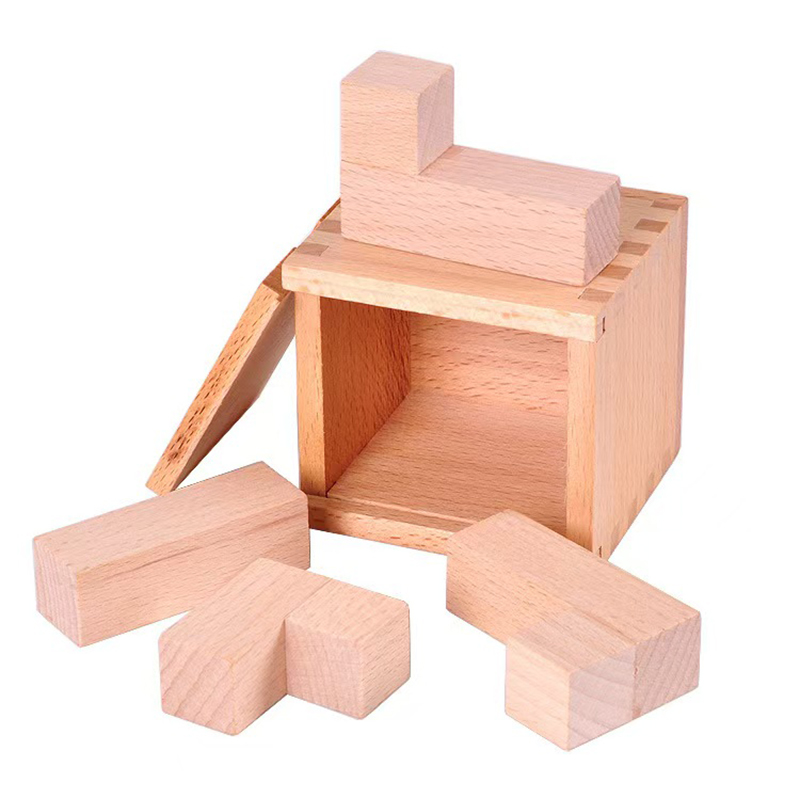 Woodworking Kids Toys - Magic IQ Oblique Placement of Blocks
