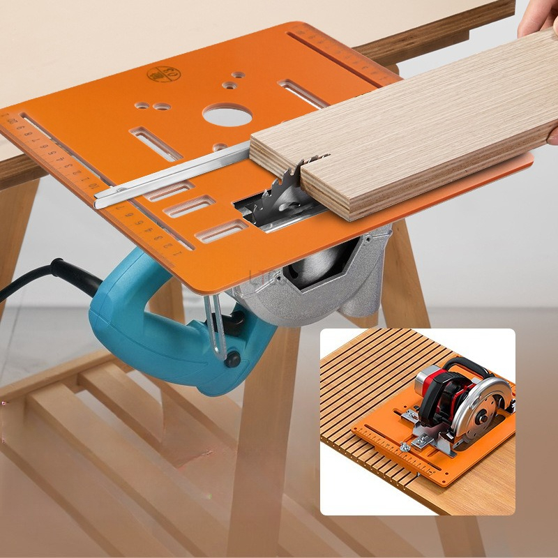 Woodworking Hacks - Circular Saw Base Plate 90° Flat