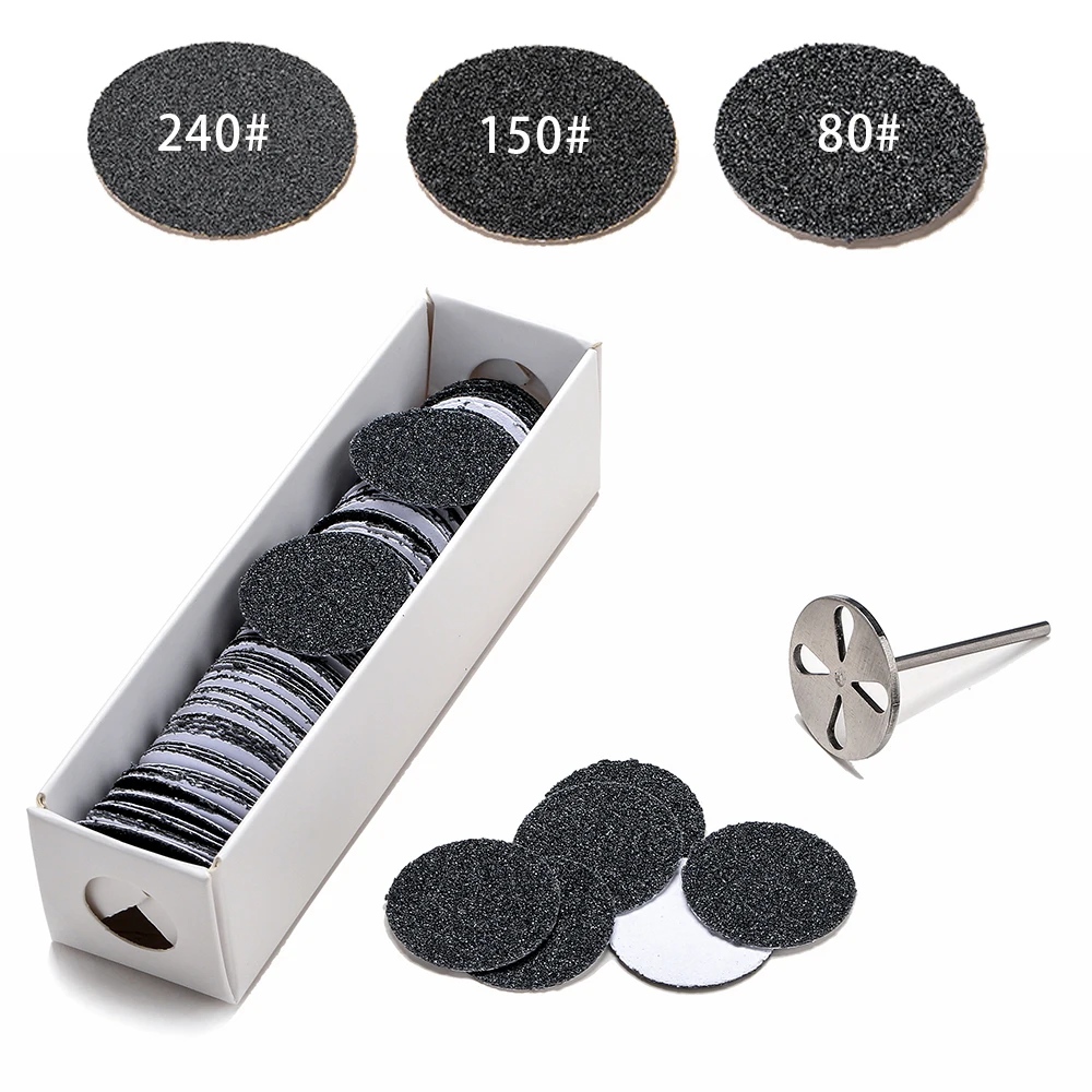 Woodworking Nails - 100pcs Replaceable Sanding Paper With Disk