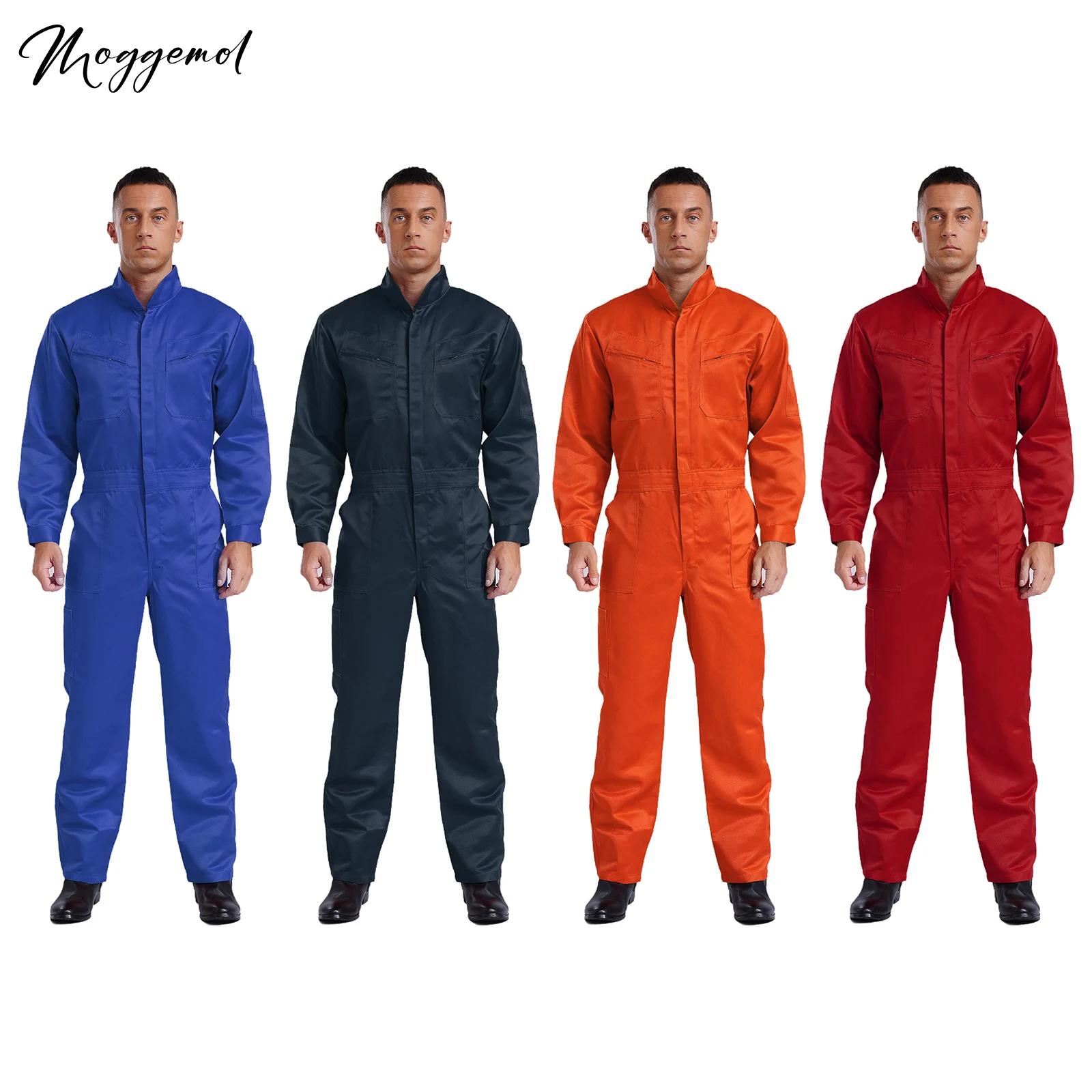Woodworking Overalls - Mens 100% Cotton Overalls Bodysuit Long