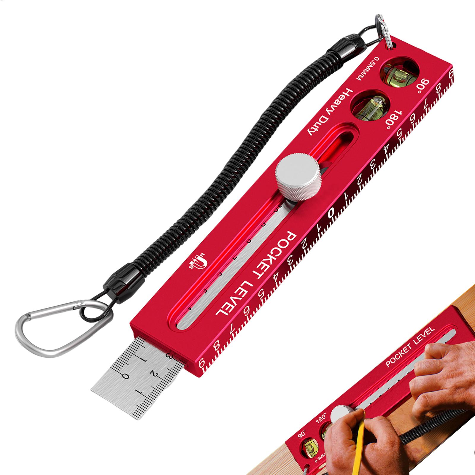 Woodworking Ruler - Woodworking Measuring Tools Magnetic Horizontal Guide
