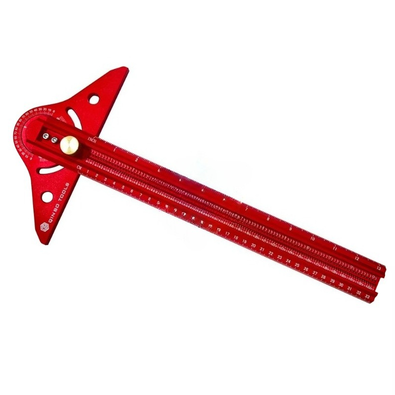 Woodworking Ruler - 13 Inch Heavy-Duty Aluminum Alloy Protractor