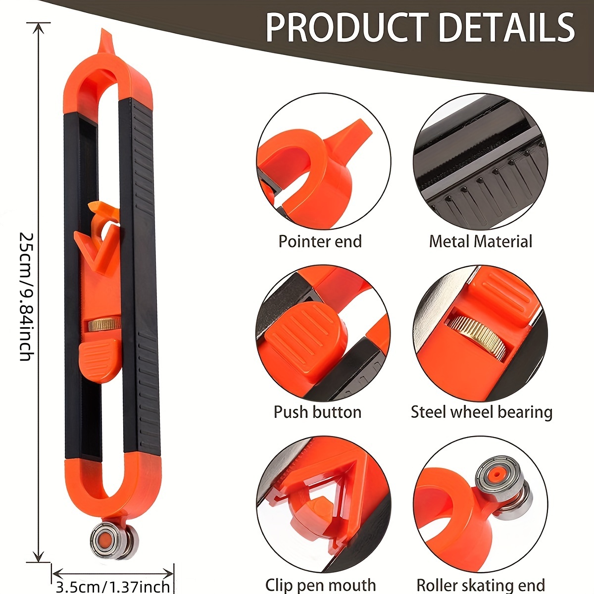 Contour Gauge Scribing Tool, P - огляд і ціна Woodworking Groove