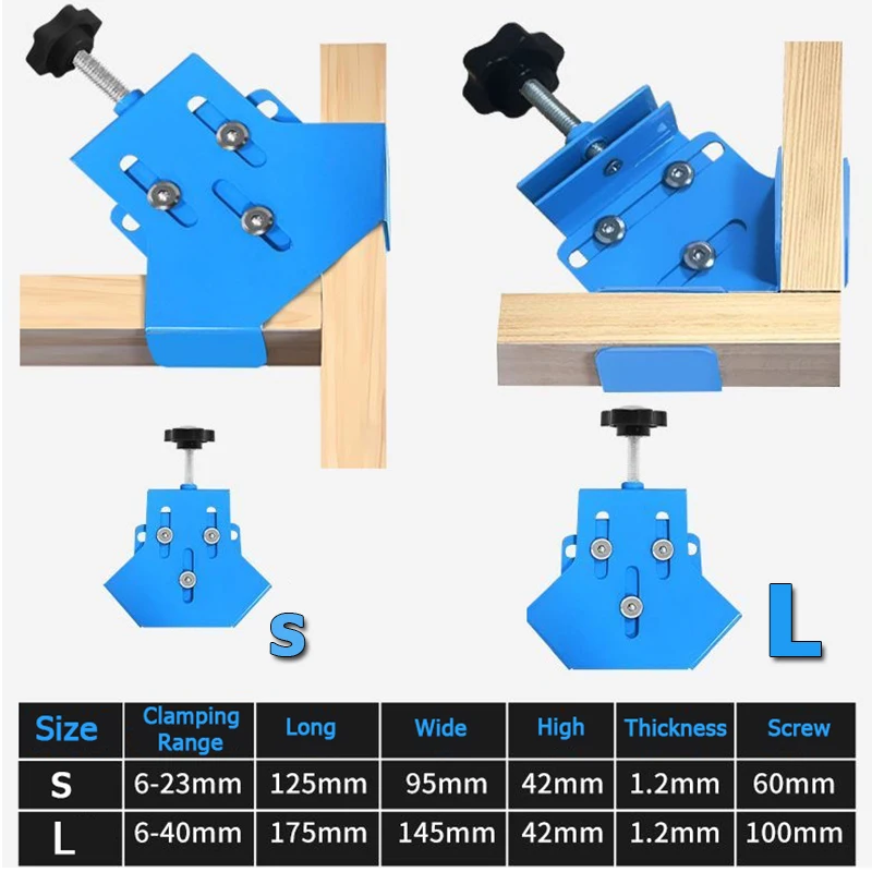 Upgrade S or L Woodworking Alu - огляд і ціна Woodworking Right Angle Clamp