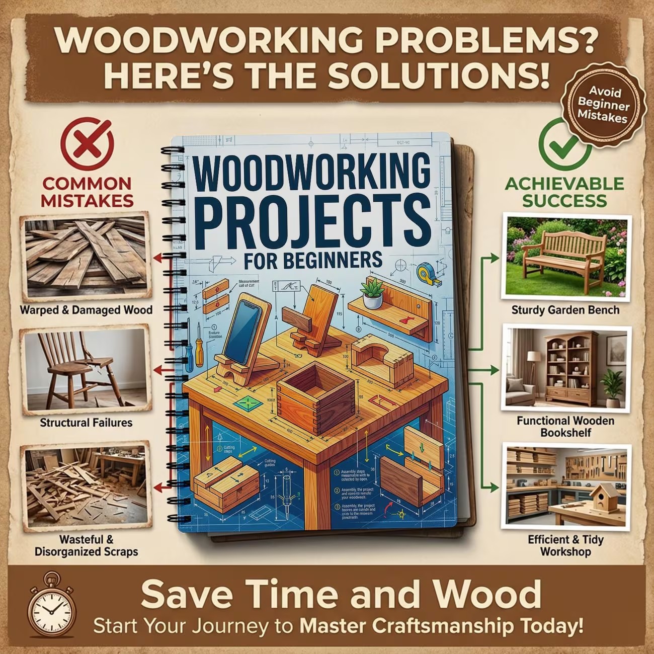 Easy Woodworking Plans for Beg - огляд і ціна Woodworking Ideas For Beginners