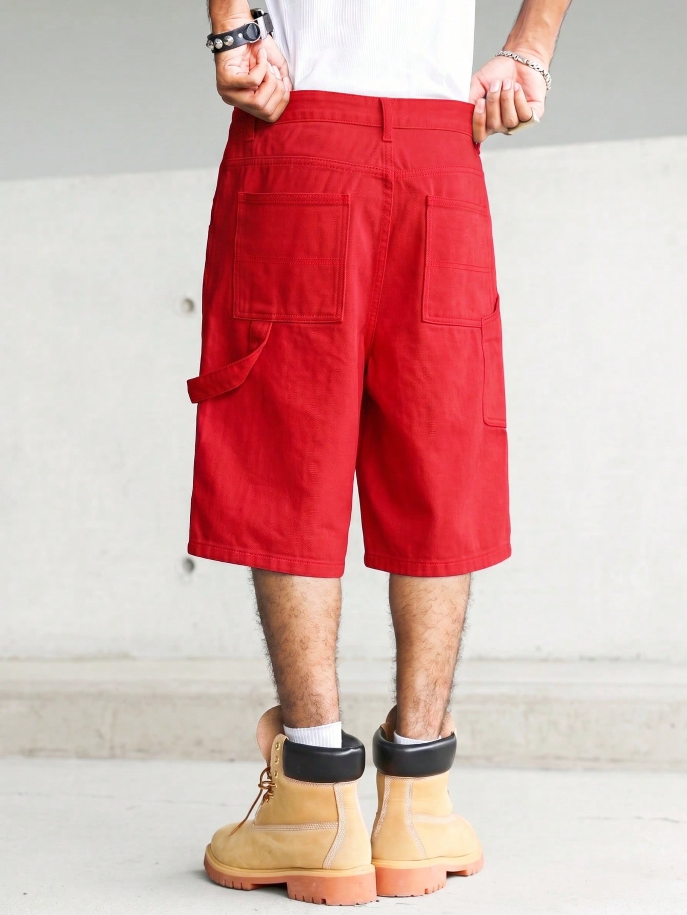 Men's Solid Bright Red Carpent - огляд і ціна Woodworking Overalls