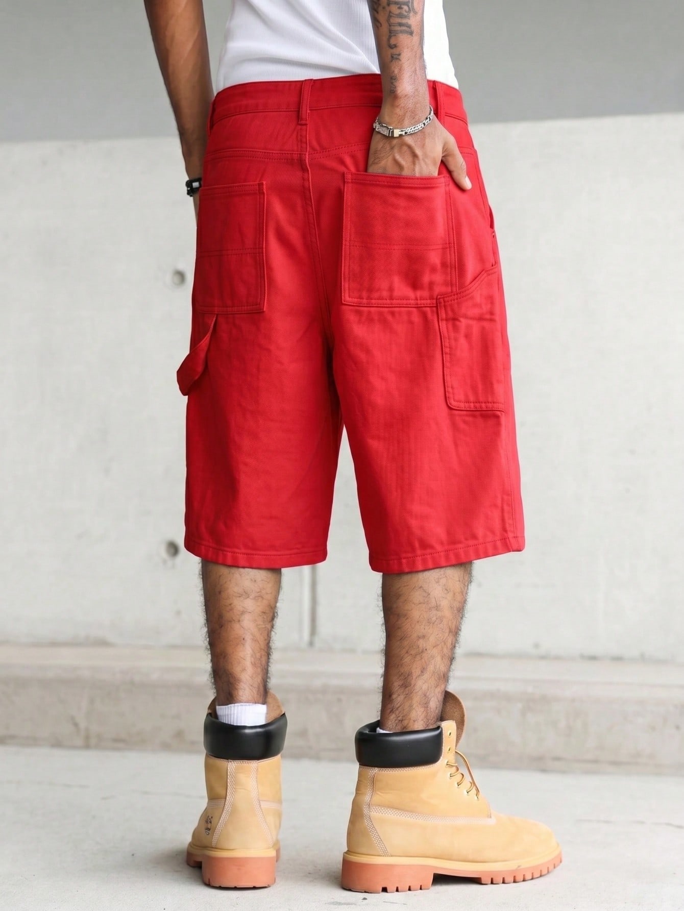 Men's Solid Bright Red Carpent - огляд і ціна Woodworking Overalls