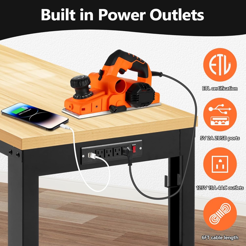 Adjustable Workbench, Heavy Du - огляд і ціна Workbench Woodworking