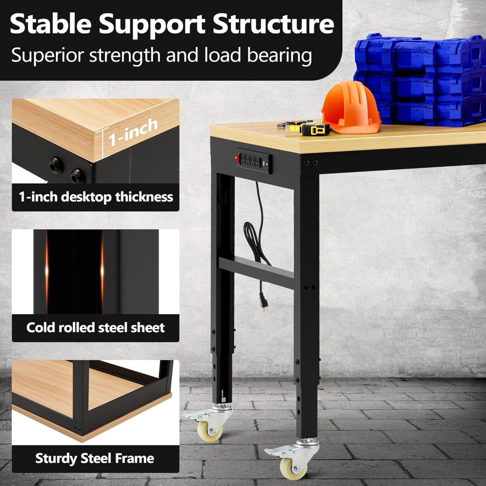 Adjustable Workbench, Heavy Du - огляд і ціна Workbench Woodworking
