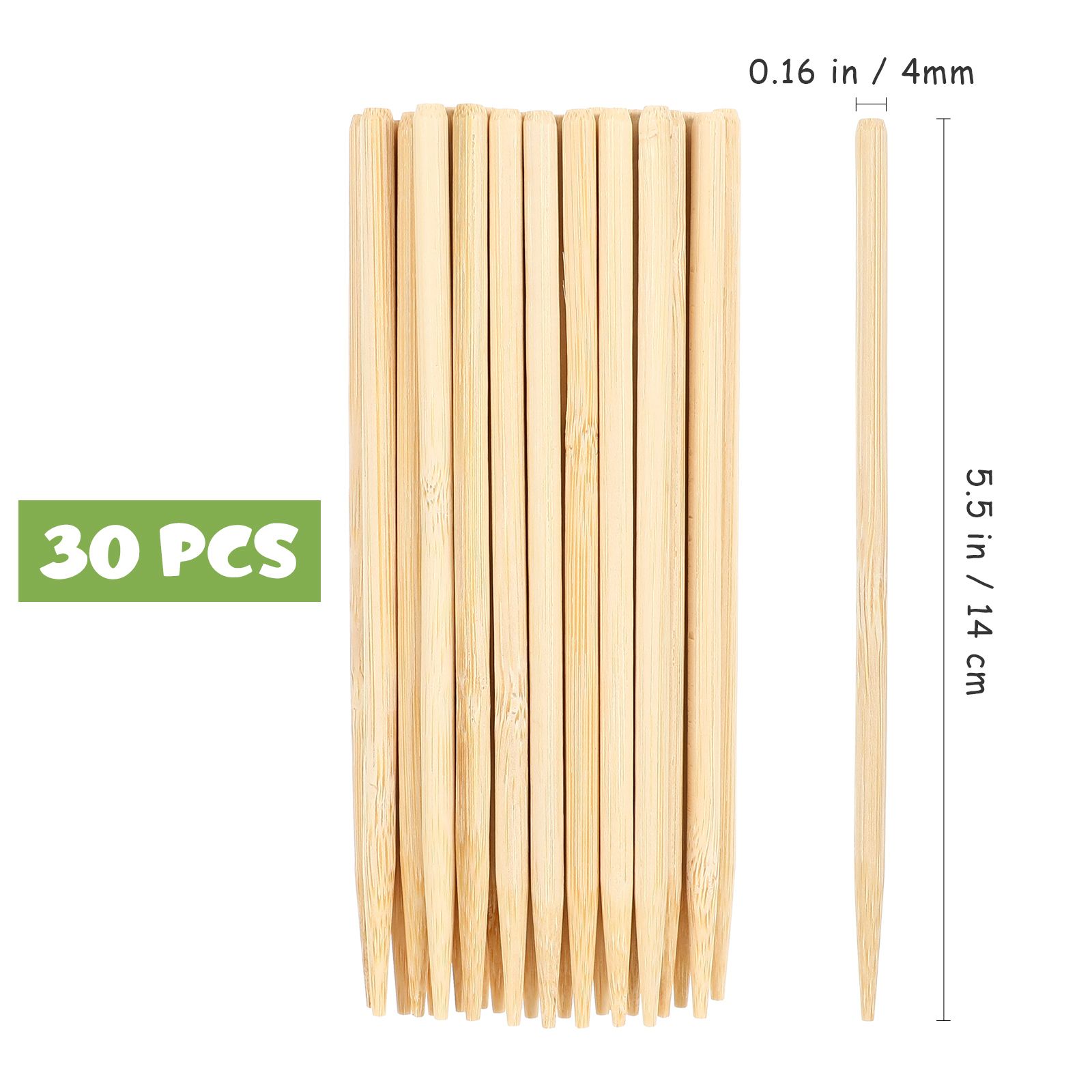 30pcs Scratch Bamboo Pens Wax  - огляд і ціна Woodworking Kids Toys