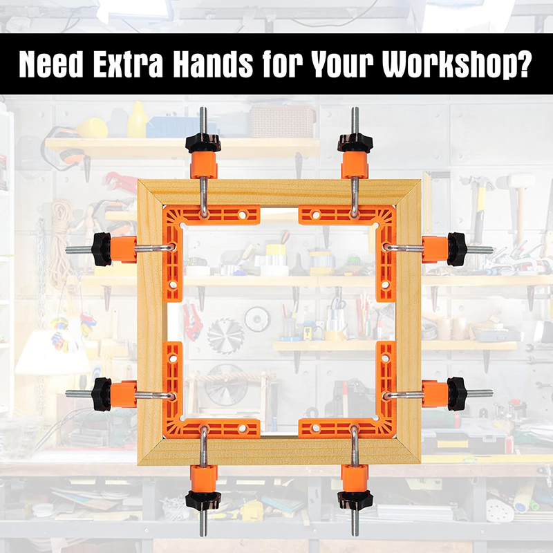 3/4/6/8 Inch 90° Right Angle L - огляд і ціна Woodworking Right Angle Clamp