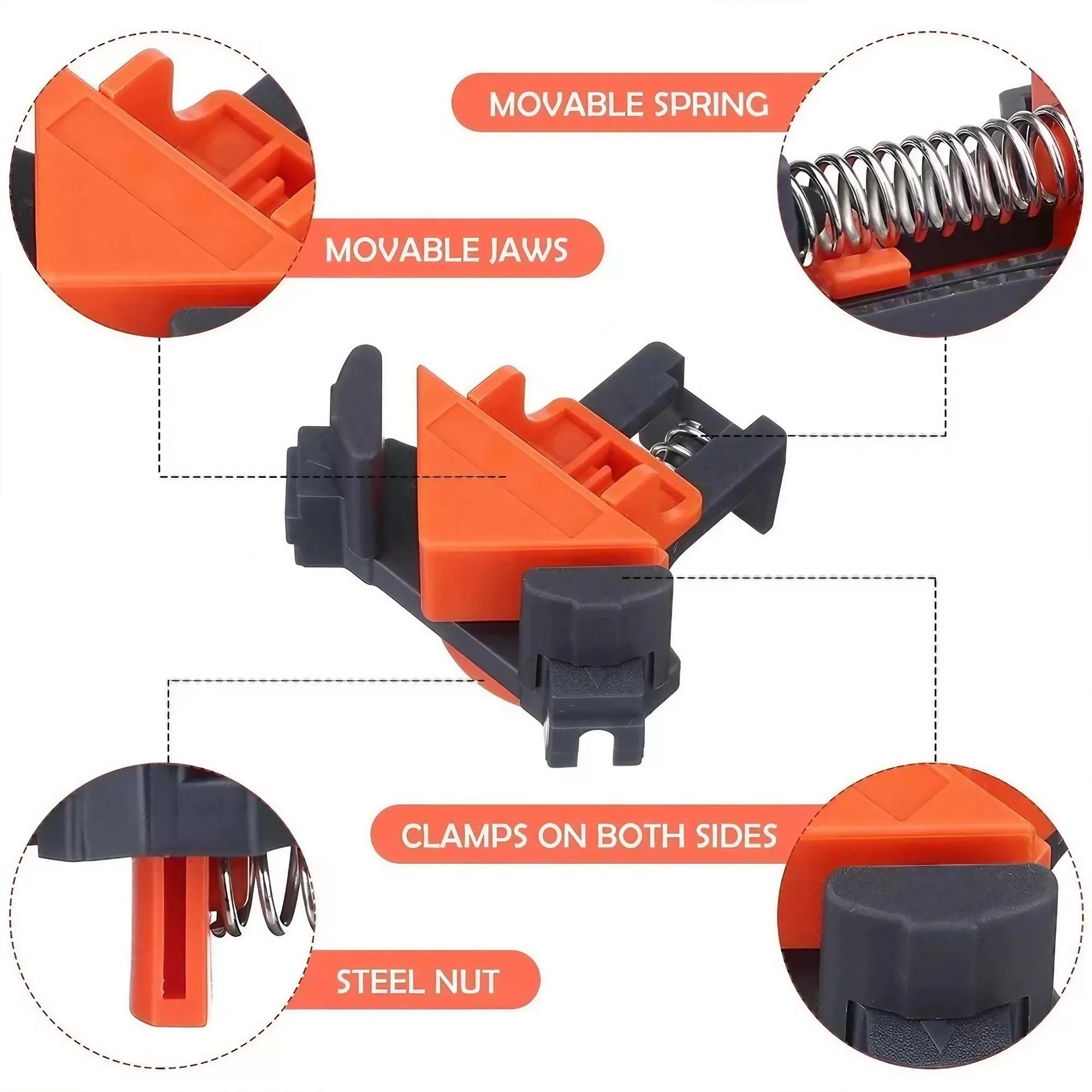 Premium Woodworking Carpentry  - огляд і ціна Woodworking Right Angle Clamp