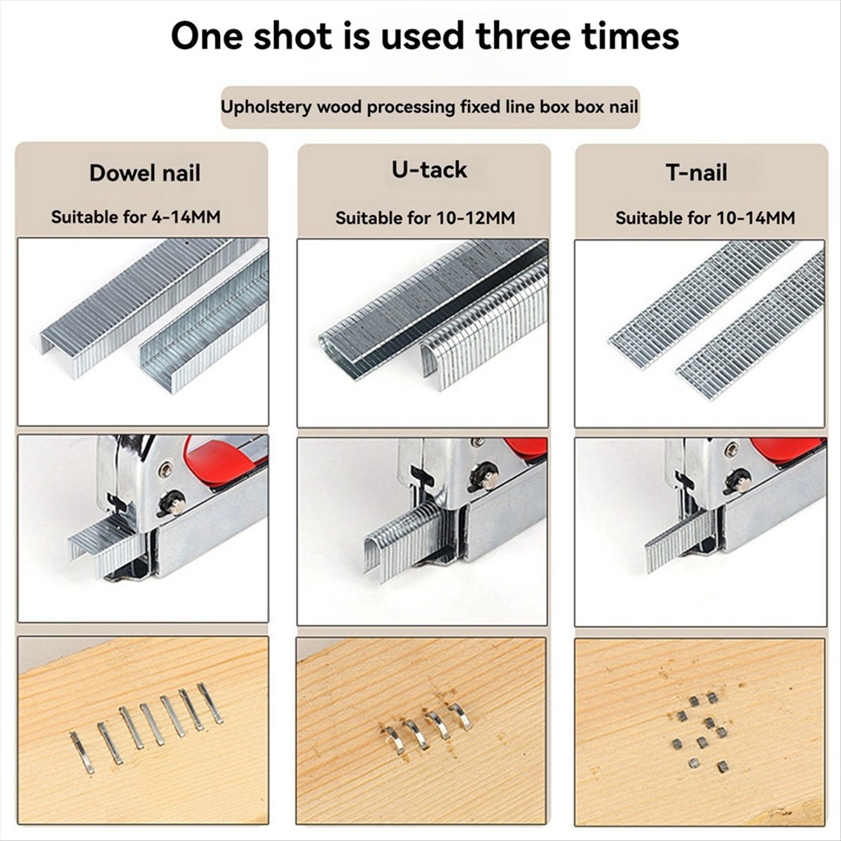 N82R Manual Three-Purpose Nail - огляд і ціна Woodworking Nails