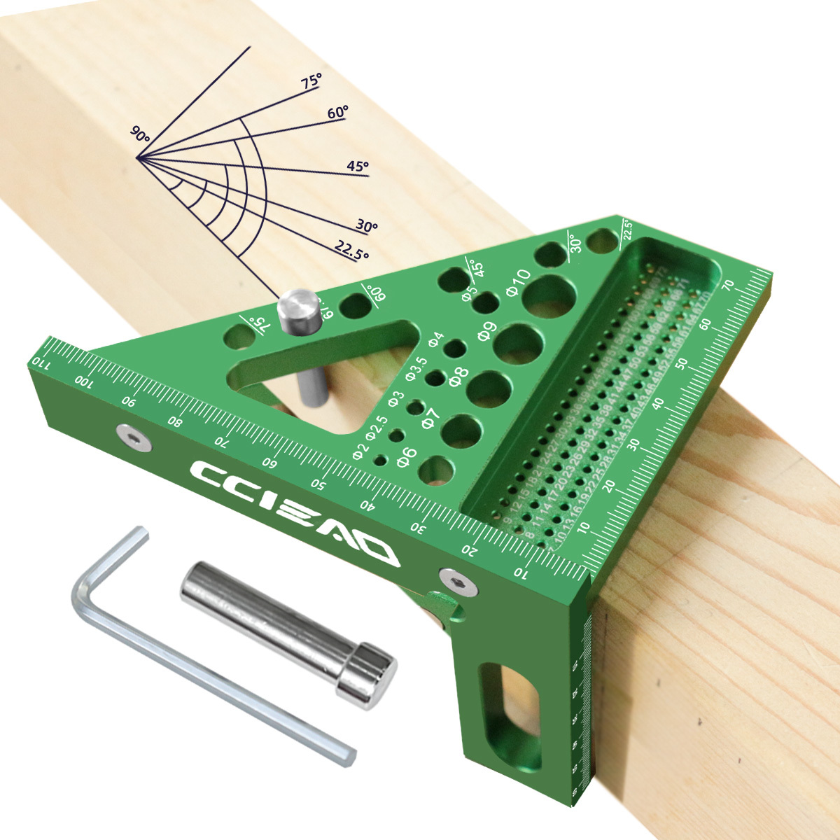 Carpenter Square 3D Multi Angl - огляд і ціна Woodworking Ruler