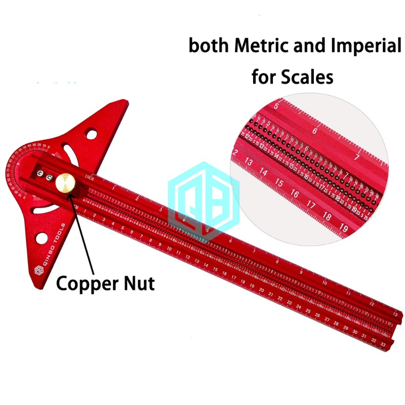 13 Inch Heavy-Duty Aluminum Al - огляд і ціна Woodworking Ruler
