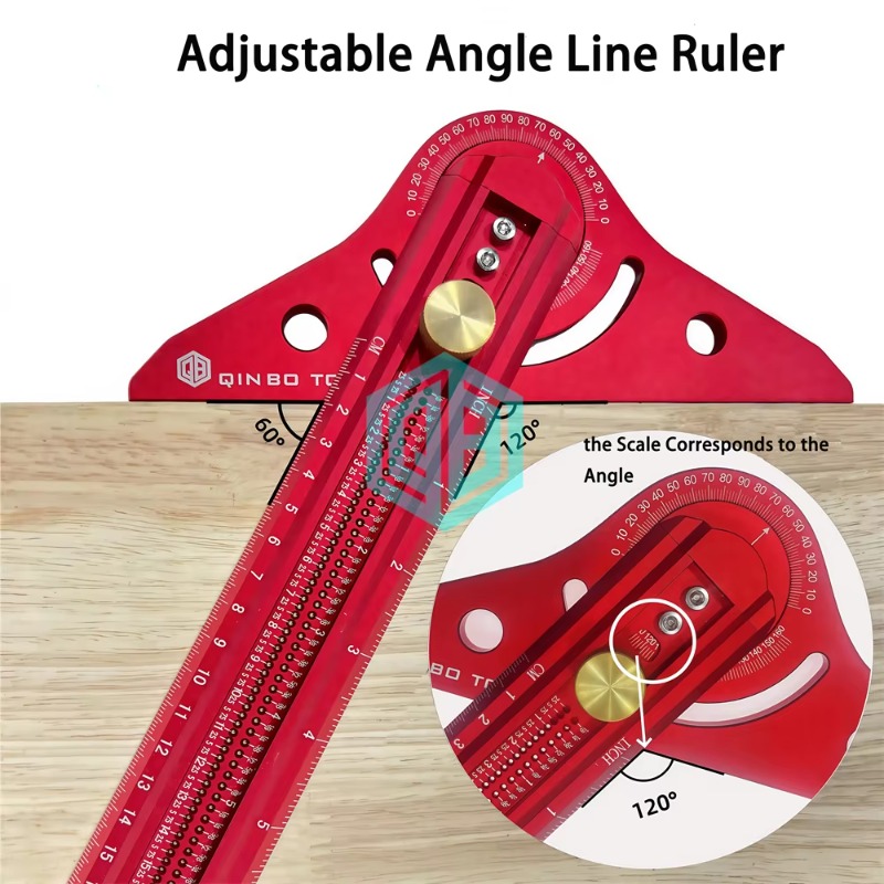 13 Inch Heavy-Duty Aluminum Al - огляд і ціна Woodworking Ruler