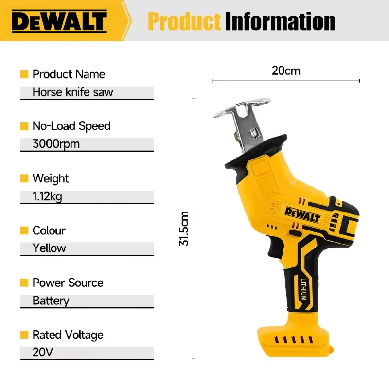 Dewalt  Brushless Reciprocatin - огляд і ціна Woodworking Class