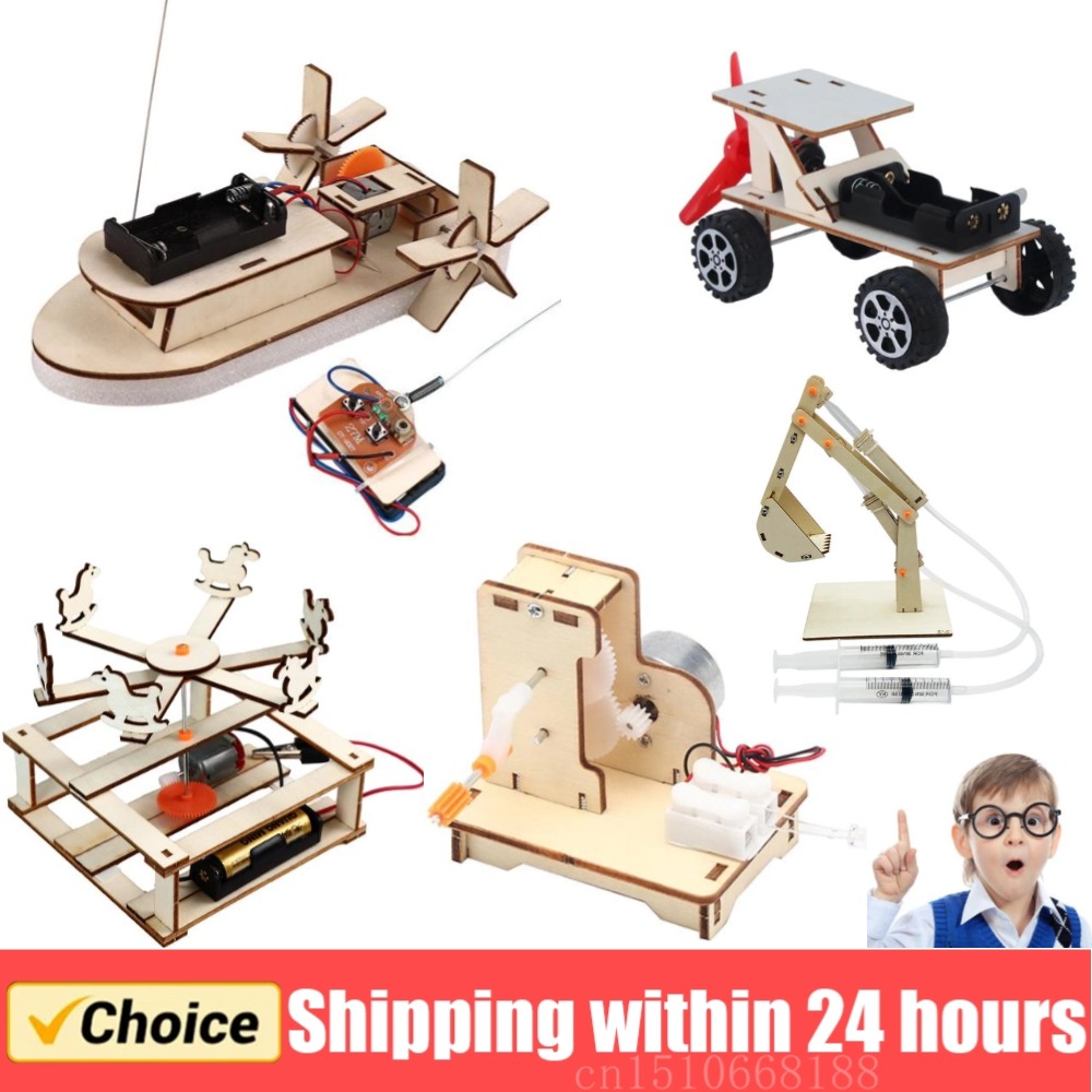 DIY Boat Model Science Toys Ki - огляд і ціна Woodworking Kids Toys