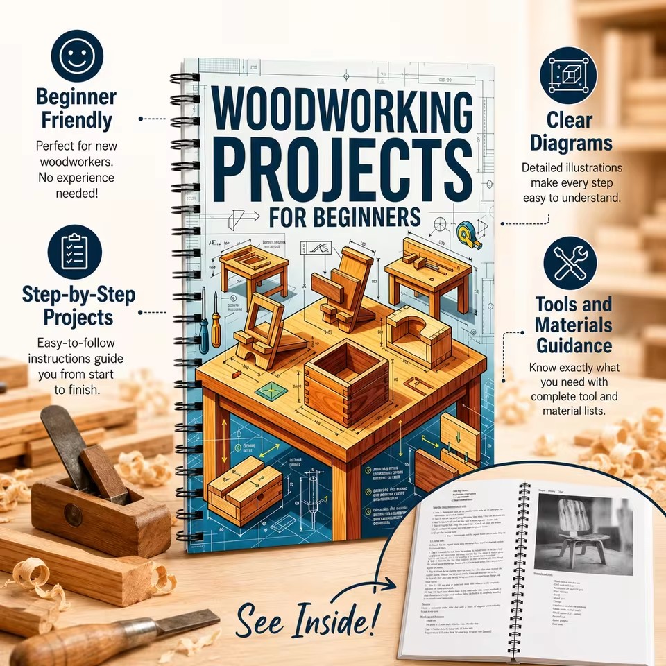 Beginner-Friendly Easy Woodwor - огляд і ціна Woodworking Ideas For Beginners