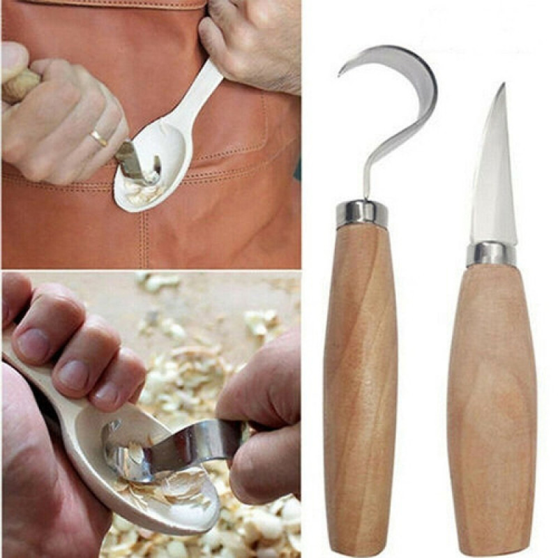 Wood Carving Knife Chisel Hook - огляд і ціна Woodworking Groove
