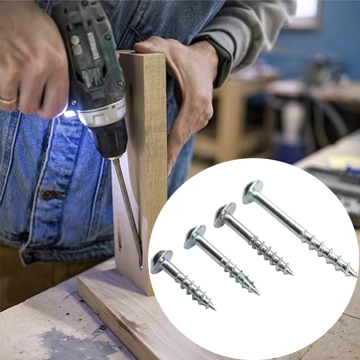 100Pcs Zinc‑Plated Phillips Po - огляд і ціна Woodworking Hacks
