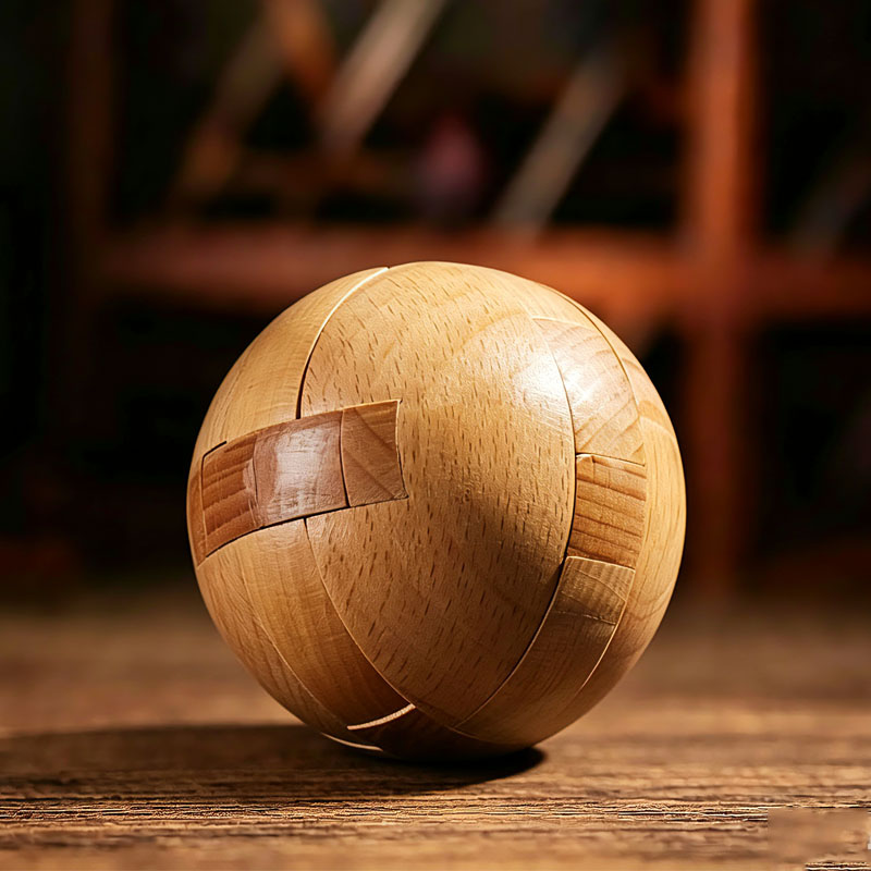 Classic Wooden Puzzle Ball Mag - огляд і ціна Woodworking Kids Toys