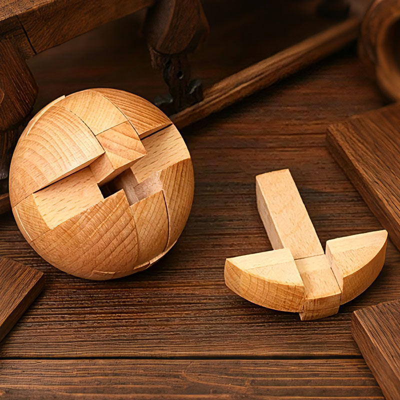 Classic Wooden Puzzle Ball Mag - огляд і ціна Woodworking Kids Toys