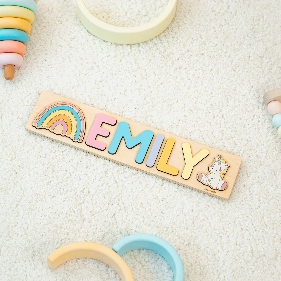 Personalized Name Puzzle With  - огляд і ціна Woodworking Kids Toys