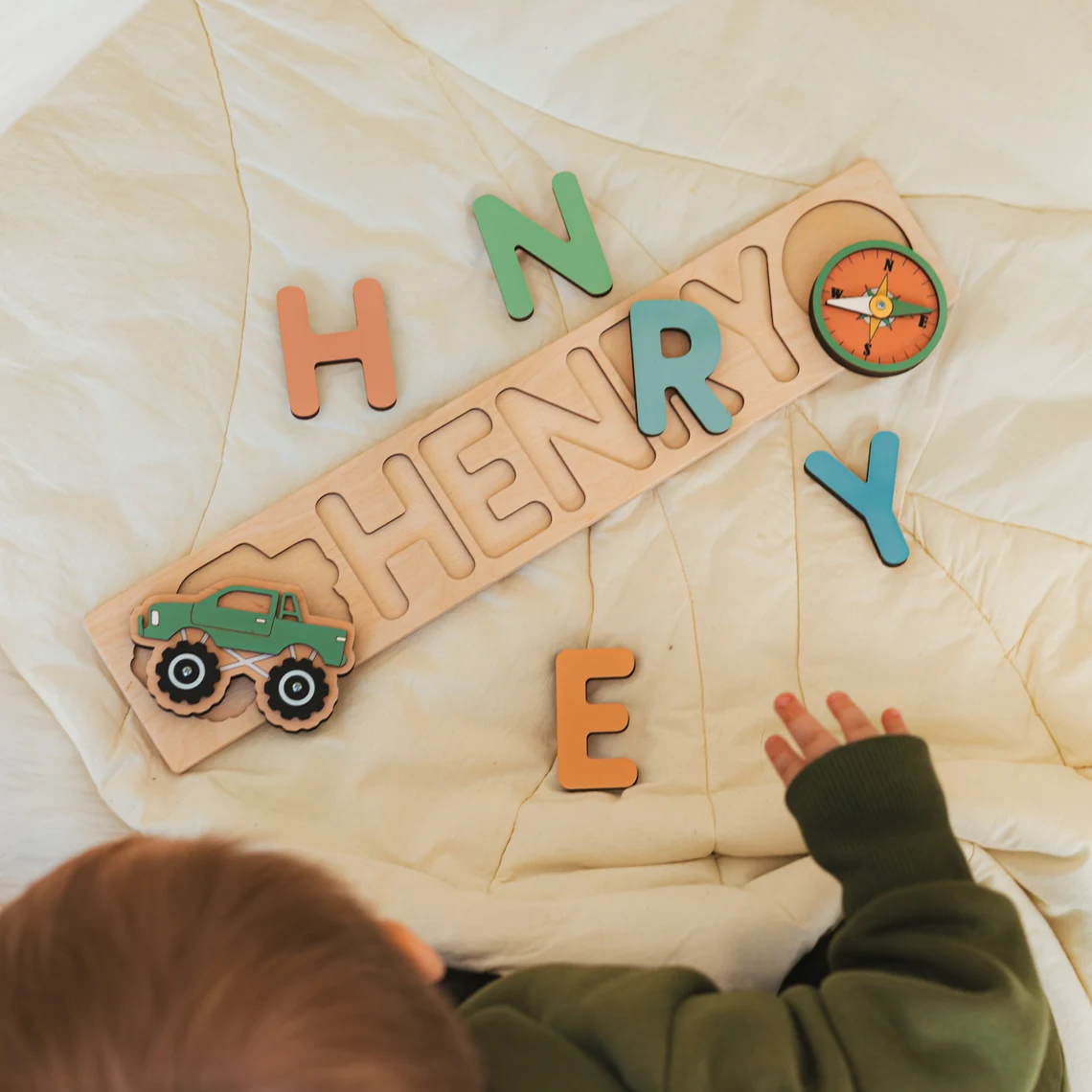 Personalized Name Puzzle With  - огляд і ціна Woodworking Kids Toys