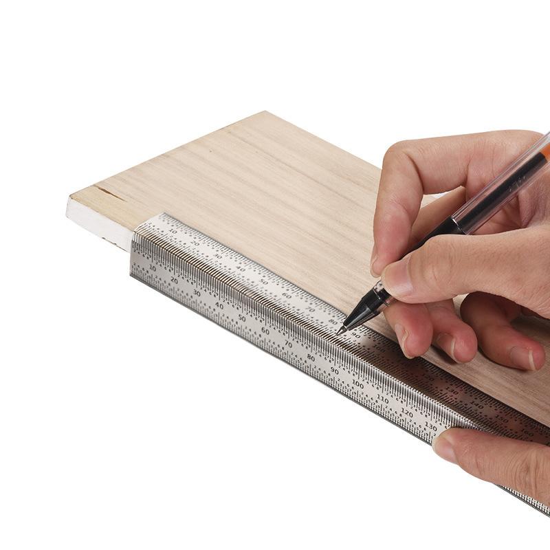 【HG】High Precision T Type Hole - огляд і ціна Woodworking Ruler