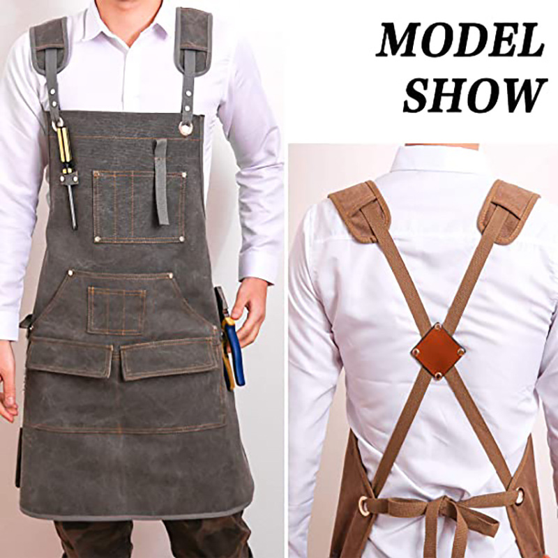 Simple Thickened Canvas Apron  - огляд і ціна Woodworking Overalls