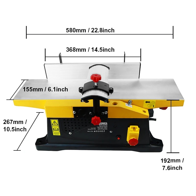 6 Inch Benchtop Wood Jointer P - огляд і ціна Bench Plane Jointer
