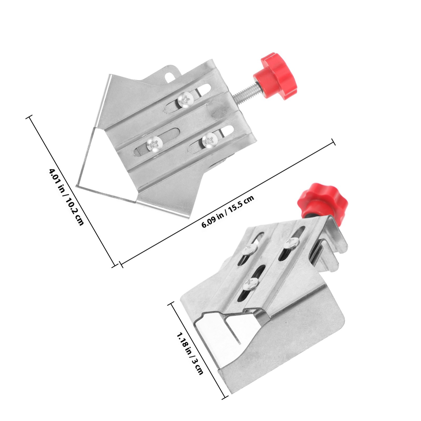 2Pcs Right Angle Clamp Stainle - огляд і ціна Woodworking Right Angle Clamp