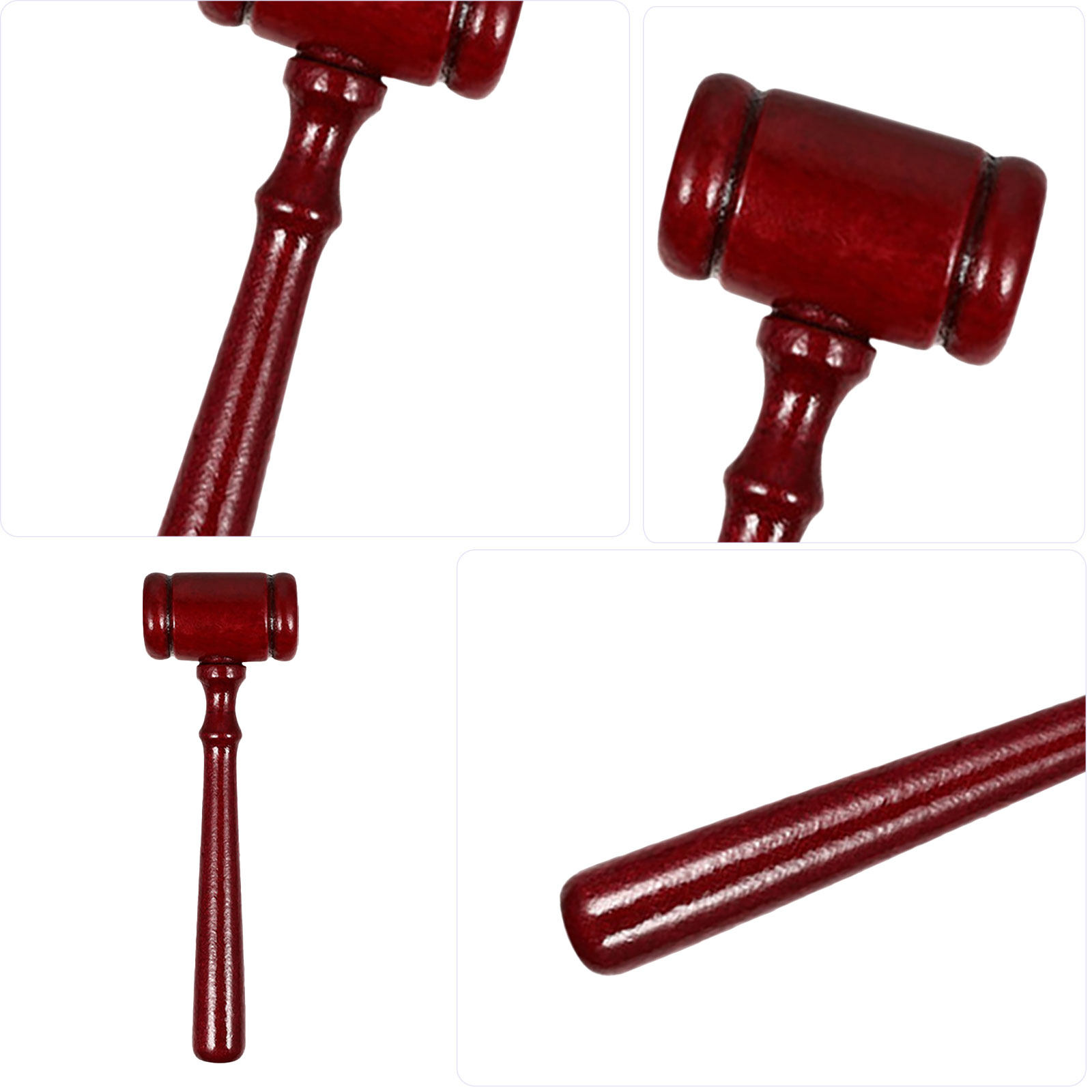 2Pcs Wooden Judge Hammer Gavel - огляд і ціна Woodworking Auctions
