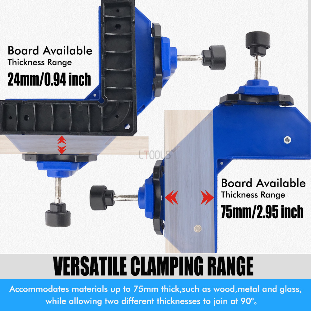 90 Degree Right Angle Clamp Se - огляд і ціна Woodworking Right Angle Clamp