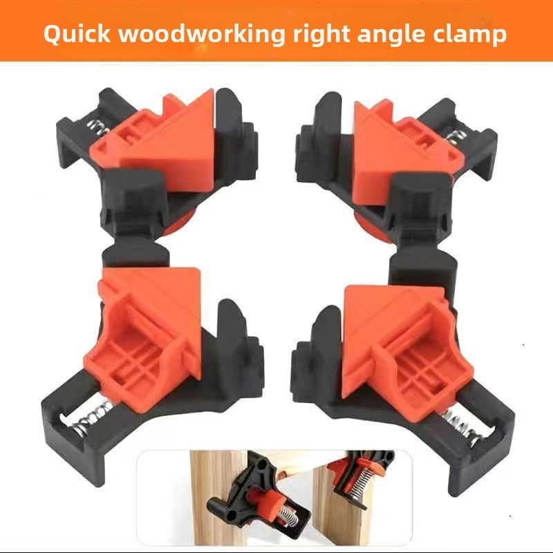2/4PCS Right Angle Fixing Clip - огляд і ціна Woodworking Right Angle Clamp